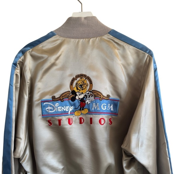 Vintage 80’s Disney MGM Studios Satin Zip Jacket, Size M - Picture 7 of 7